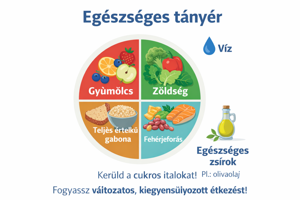Egészséges Étkezés tábla
