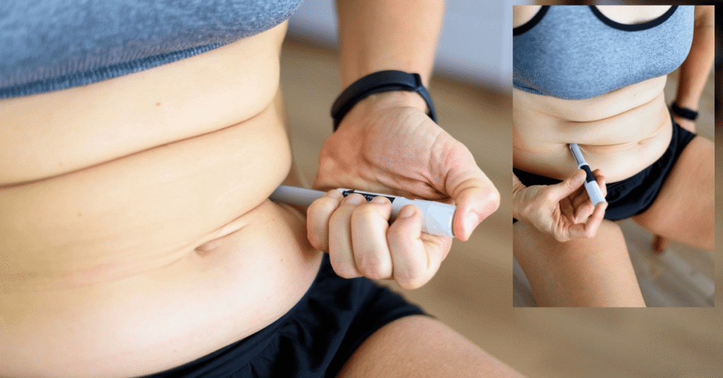 Fogyás hasról injekcióval